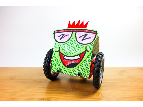 You can even customize your Bit Board Rover with this Funny Faces Template!