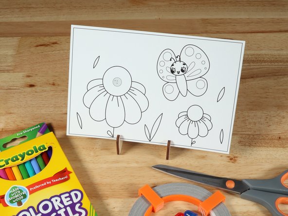 This paper circuits postcard is a great beginner project. Just follow the steps below to make your Butterfly.
