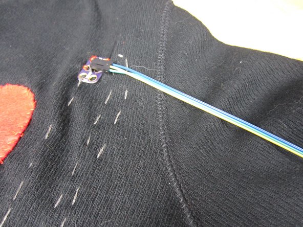 In order to go from the Male Pins of the Pulse Sensor to the Male pins of the Three Pin Header we uses a Female to Female jumper cable.