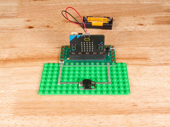 The Piezo will connect to Pin 8 and to Ground (GND).