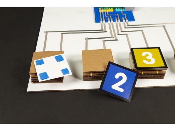 We also included the colorful number designs we used on the top of our buttons in case you want to print a version for yourself. You can find them the PDF file included with this guide.