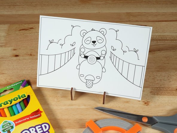 This paper circuits postcard is a great beginner project. Just follow the steps below to make your Bear.
