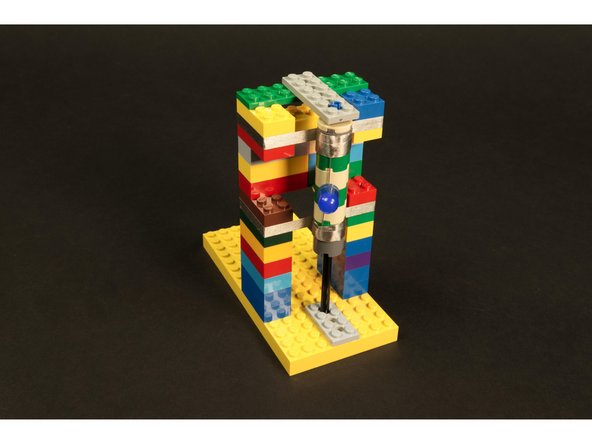 Now rotate the cylinder... The LEDs should stay lit, even as the cylinder rotates.