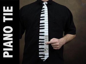 Working Piano Necktie