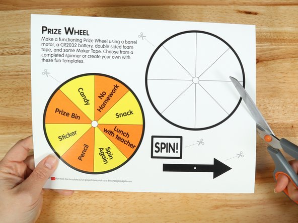 There are two versions of the wheel. You can use the pre-made version or color and label your own.