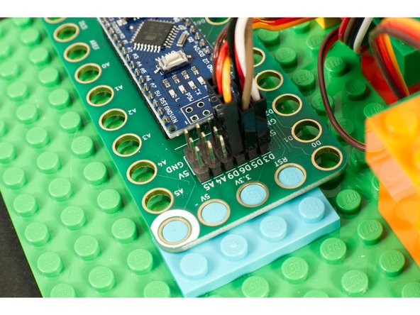 You'll want to add enough LEGO pieces so it is secured in place.