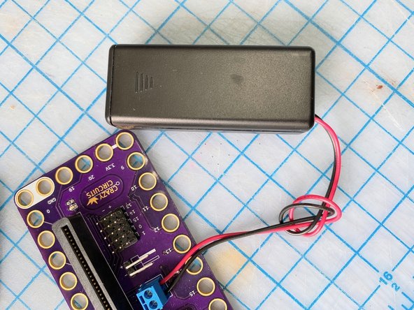 We superglued LEGO pieces in place to connect to the Bit Board.