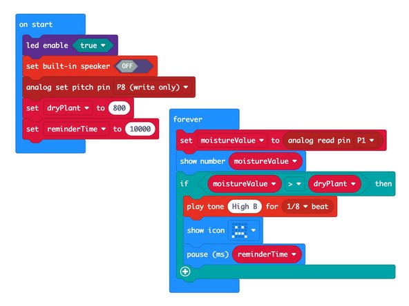 Now that we've seen the Moisture Sensor in action, let's try some new code!
