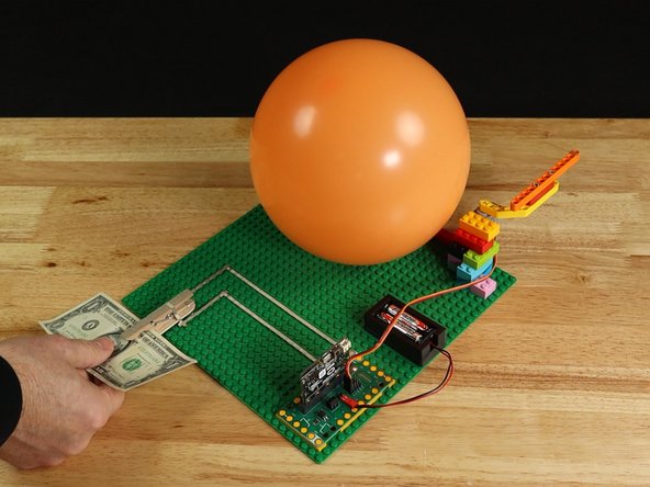 We also added an enticing sign with FREE MONEY! TAKE ONE because who can resist free money!?