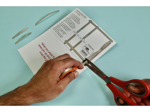 Measure, cut, peel, and stick paths &quot;E, F, G, and H&quot; where shown.