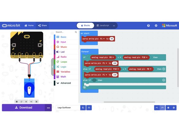 Connect a USB cable to the micro:bit and then plug it into your computer.