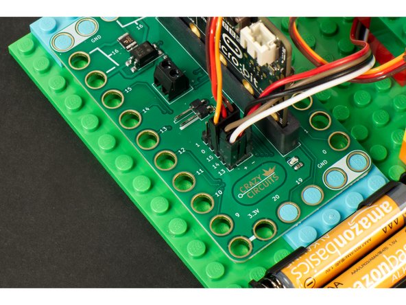 You'll want to add enough LEGO pieces so it is secured in place.