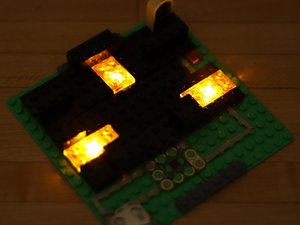 Backlit Transparent LEGO