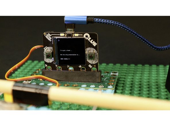 Since the Bit Board is compatible with the Adafruit CLUE, you can also swap that in place of the micro:bit if you prefer.