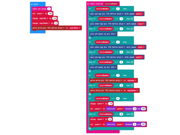 Load the Rover code for the Thumb Remote Lifter TX onto the micro:bit on the Remote:  https://makecode.microbit.org/_g6yVVV489...