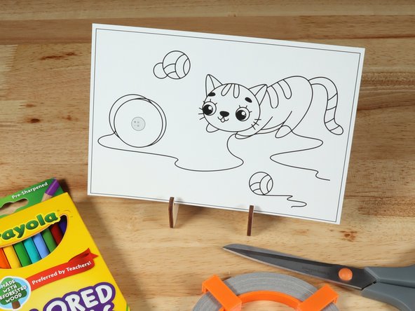 This paper circuits postcard is a great beginner project. Just follow the steps below to make your Kitty.