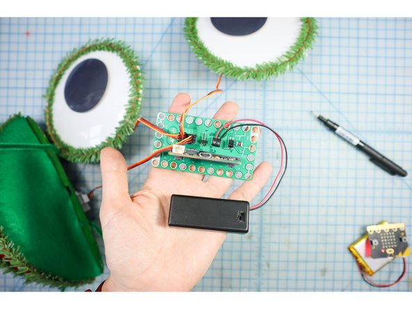 Add a battery pack to the inner tree circuit to make it portable.