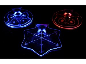 Portland Winter Lights Festival 2 LED Badge