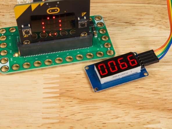 Now that we've got the code loaded and the 7 Segment Display connected we can walk through the various sensor examples.