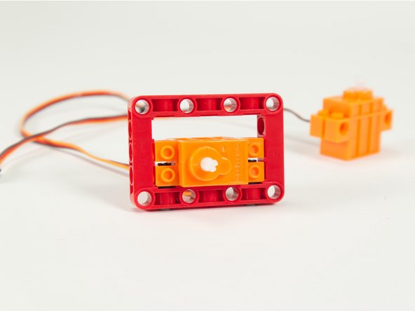 Note: For the second servo you'll need to flip it over so the it mirrors the orientation of the first one.