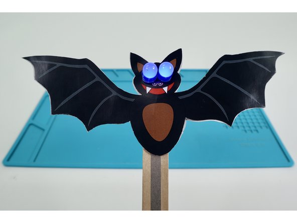 Your bat wand is now ready to light up the night!
