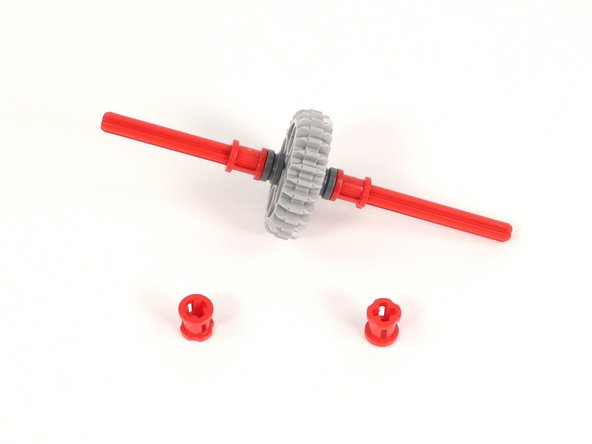 Add another full bushing to each side of the large gear.