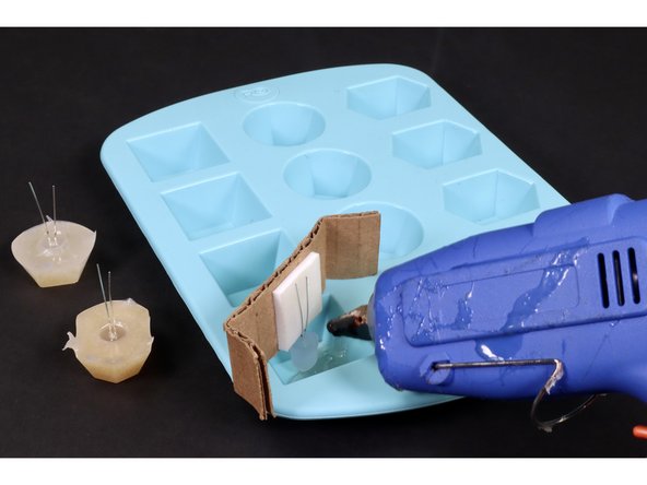 Attach the last LED to the cardboard/tape and make/remove a third &amp; final jewel using the same process that you did for the first two.