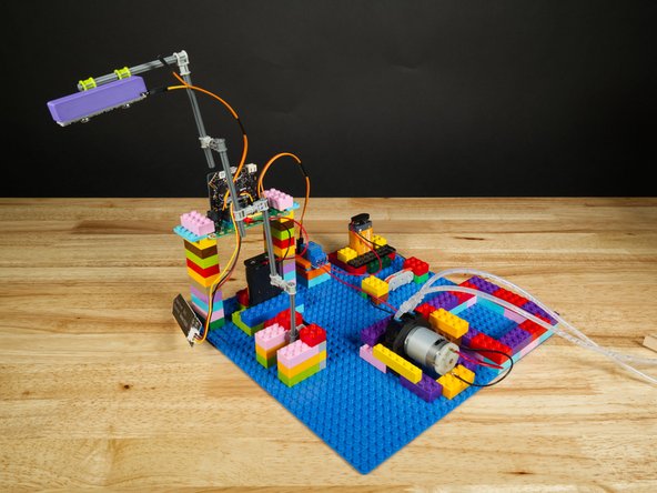 You can incorporate cardboard, wooden dowels, popsicle sticks, or any other common crafting/building materials.