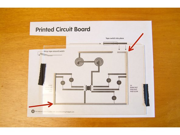 Pro-tip: It helps to tape the plastic down to the paper!