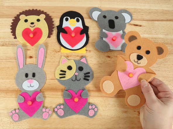 Check out our other Valentine's Day Animals! Make them all!