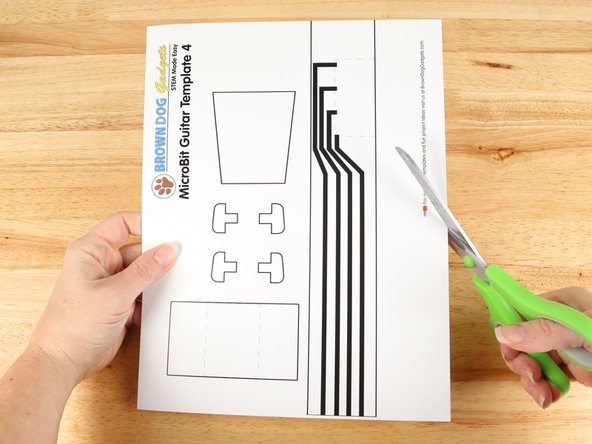 Cut out all the parts on Template 4.