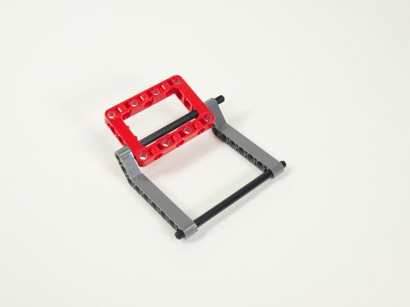 Try to center the axle and make sure the beams are not angled in or out - they should be facing straight out.