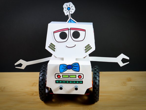 Robot - Simple Paper Template - Rover Body