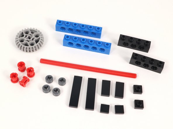 Gather the parts you will need for Section 2.