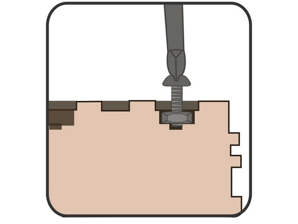 Use a screwdriver to assemble the body.