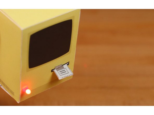 Once you have your circuit built you can fold it together.