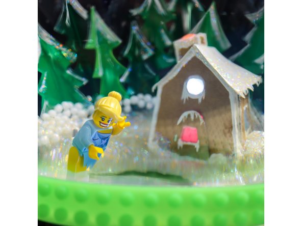 Now when you press the button the scene comes to life!