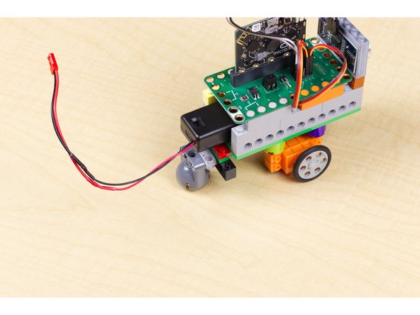 Once you've got your robot built, and the code has been uploaded to the micro:bit you can test it out!
