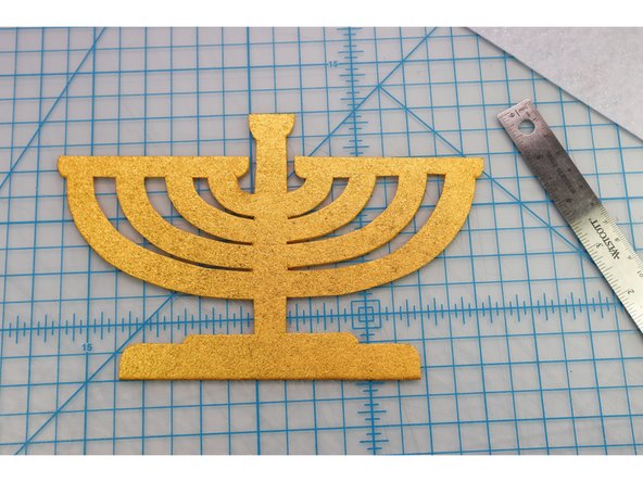 Cut out the felt along your traced lines. Use a blade for the interior shapes.