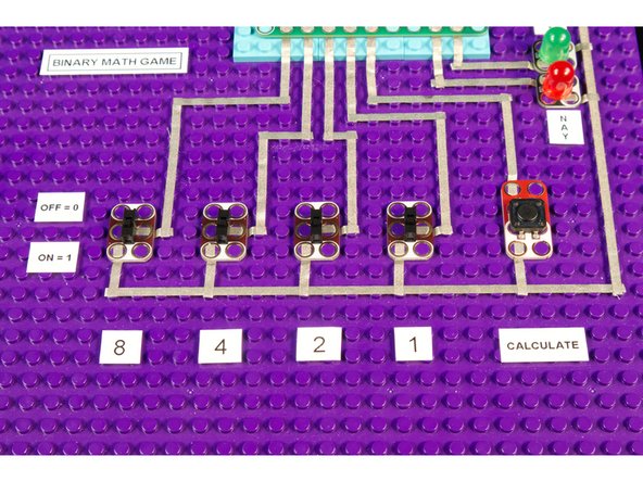 Is the first switch 8 or is it 1? Is the switch on when it's up or down? With a few labels you won't have to remember! :)