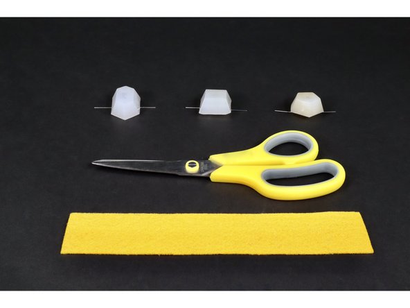 Measure and trim your 1.5&quot; wide bracelet felt to fit your wrist or ankle.