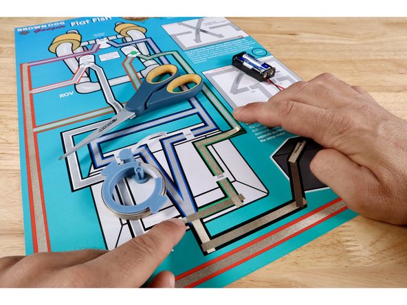 In the next steps, the flow of electricity will be split in the control box in order to power up three separate outcomes at the ROV. Each path is color-coded to match the color of an LED positioned on the ROV graphic. These LEDs represent the locations of motors called  &quot;thrusters&quot; on a real ROV.