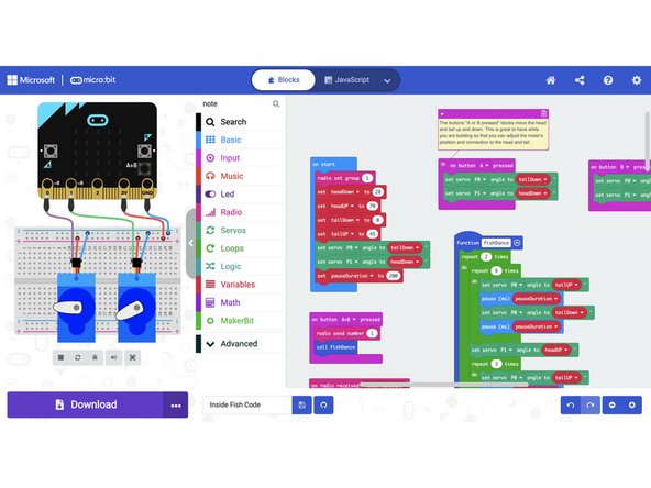 Upload the code (available here) to the micro:bit.