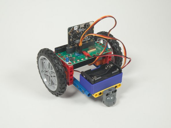 The great thing about this rover is that it's easy to modify it, to add or remove parts, and experiment.