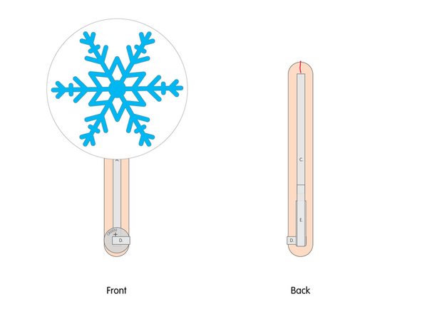 If you're using hot glue instead of double sided tape make sure to be careful when applying it so you don't glue the shaft to the motor housing. It needs to spin freely!