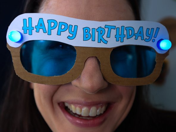 As an optional step, use the lens templates to add lenses to your glasses.