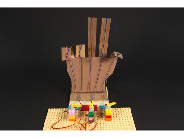 If you need to adjust the tension you can pull the rubber bands tight at the bottom of the fingers.