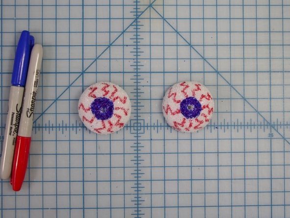 Tip: When drawing on styrofoam- instead of dragging the marker tip across the foam,  its easier to press the tip of the marker into the foam like you are making a series of dots.