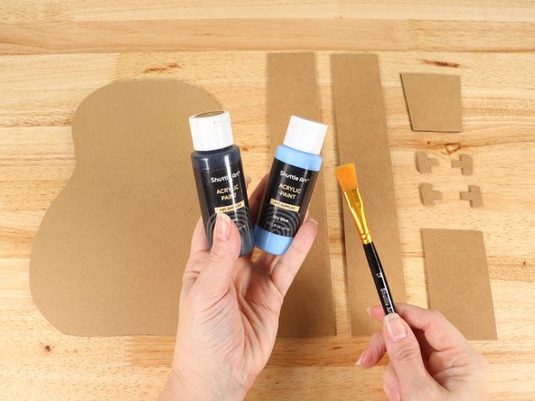 Painting or decorating your guitar is optional.