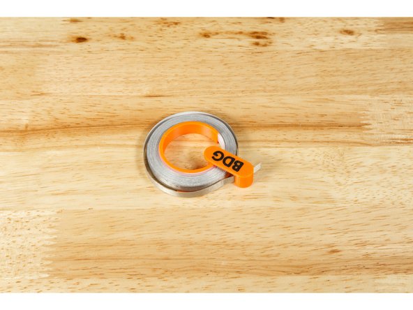 Note the direction of the tape. It should be coming off the roll in an anticlockwise direction.